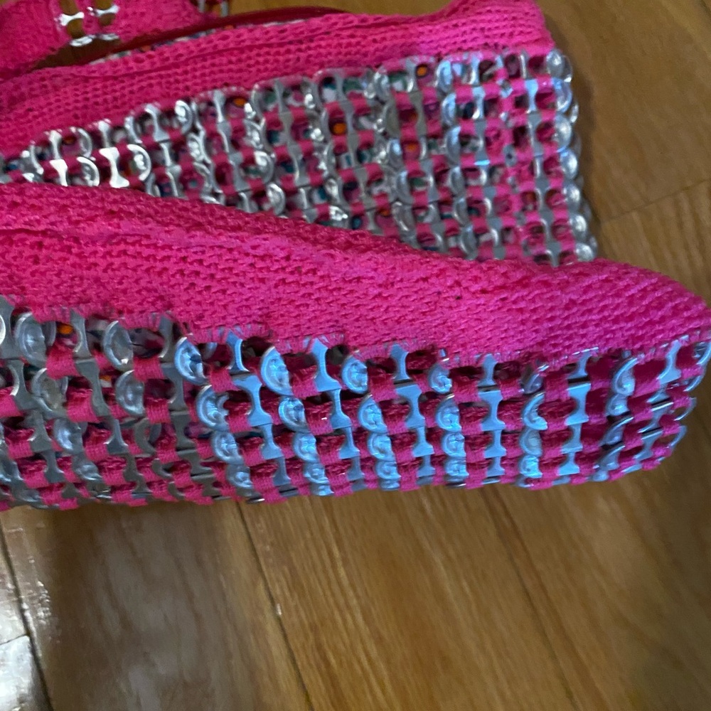 Pink Crochet and can top Women's Bag - Picture 4 of 4